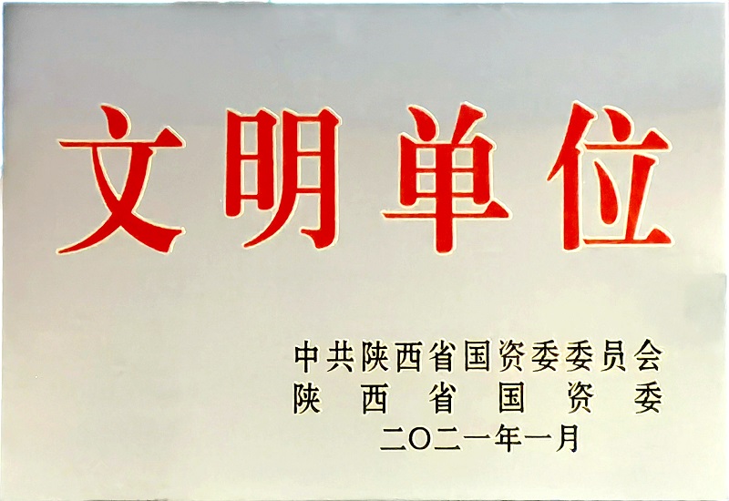 富平公司获陕西省国资委“文明单位”荣誉称号